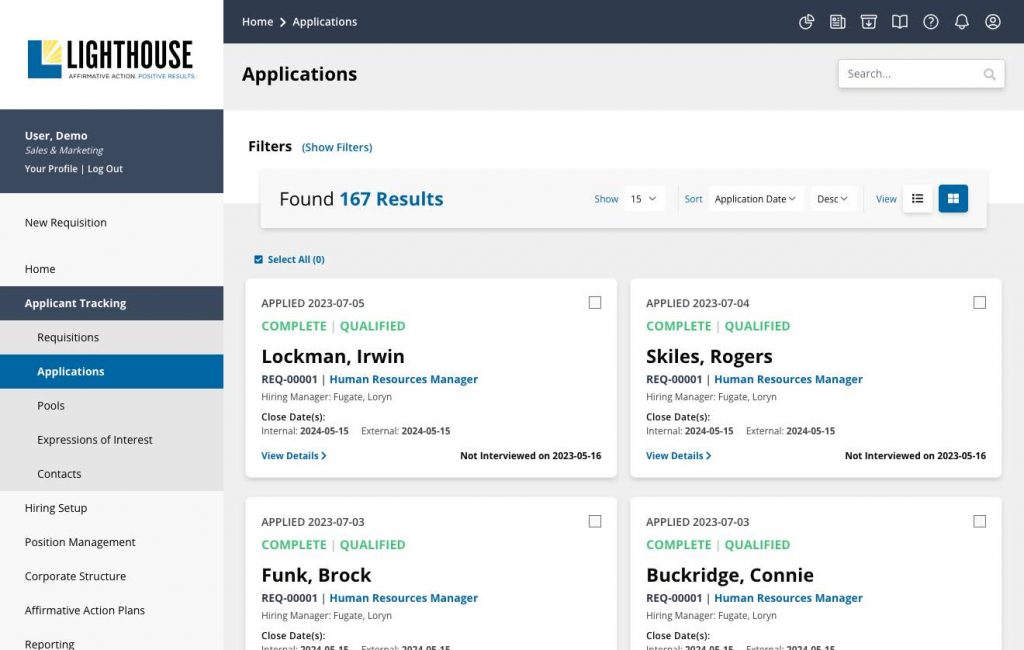 Rapid Applicant - Applicant Tracking System - Applications Rapid Applicant Applications